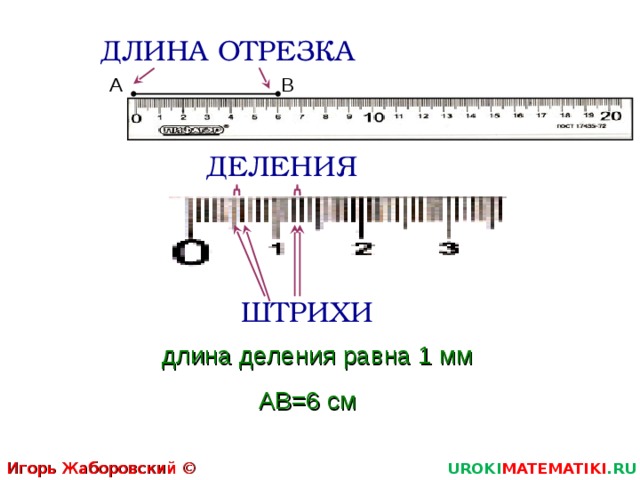 Длина деления