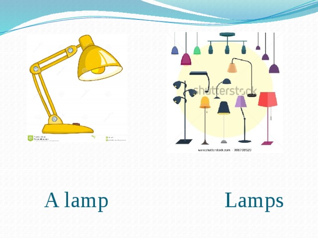  A lamp Lamps 