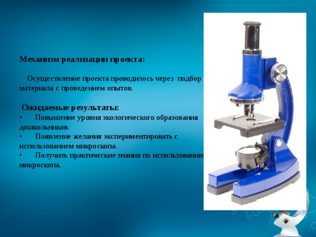 Проект 2 класс исследовательская работа микроскоп