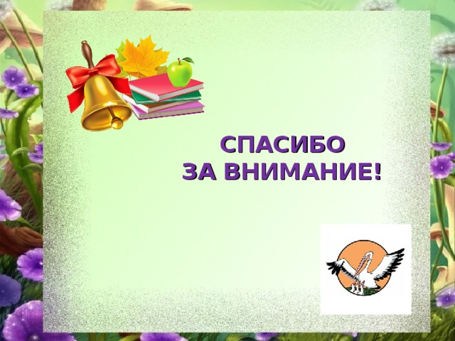 СПАСИБО ЗА ВНИМАНИЕ! 