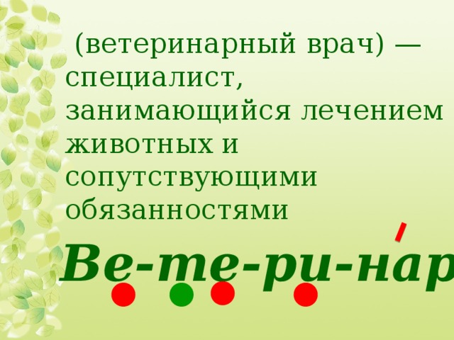 Ветеринар 