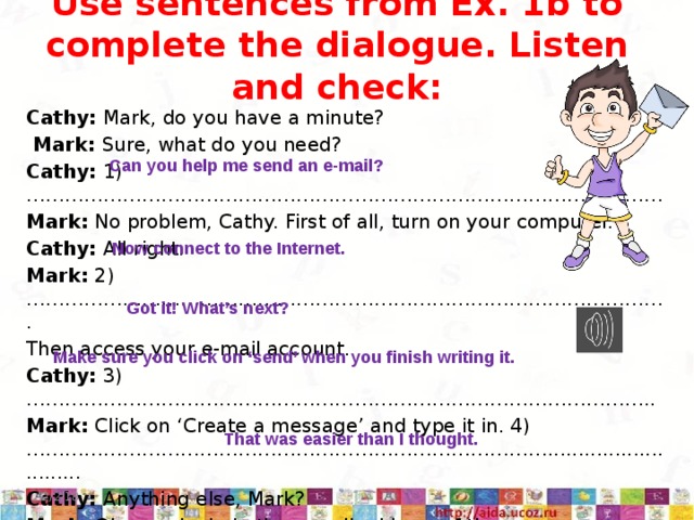 Listening dialogues