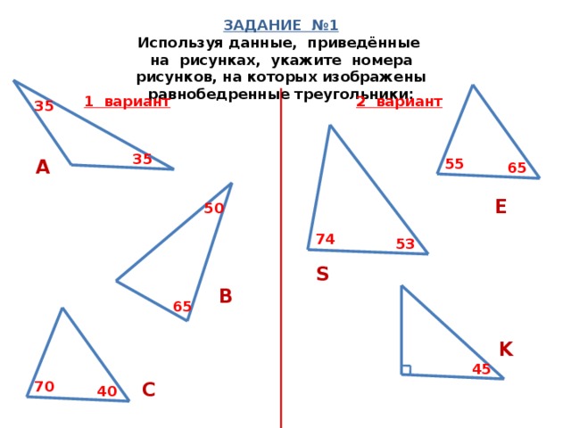 Значения приведенные на рисунке