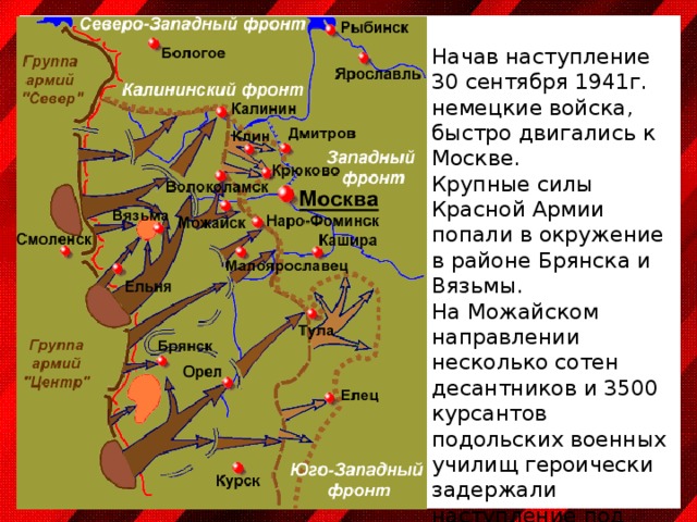 Битва за москву план тайфун кратко