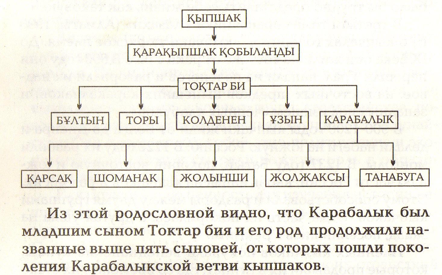 Родословная среднего жуза