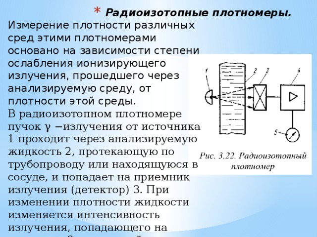 Радиоизотопный уровнемер схема