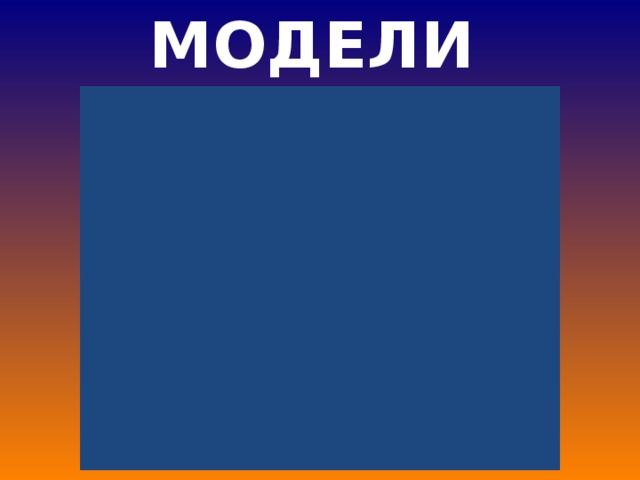 МОДЕЛИ 