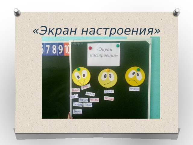 Карта настроения в лагере шаблоны