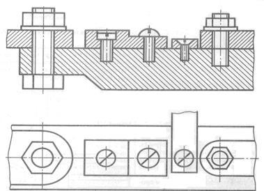 На сборочных чертежах болты винты штифты непустотелые валы в продольном разрезе показывают