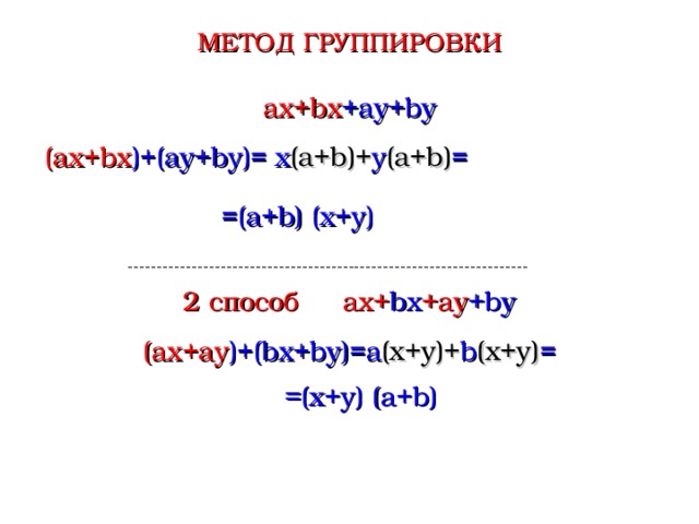 Метод группировки