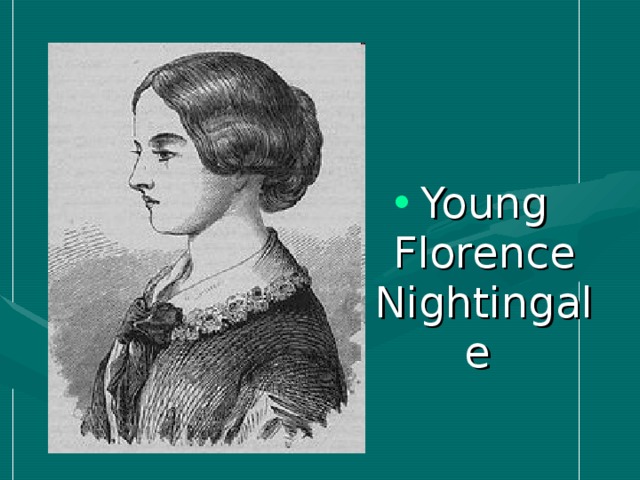 Young Florence Nightingale