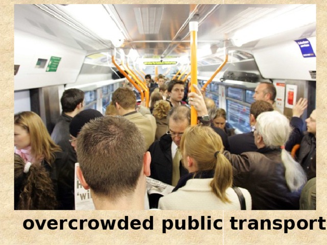 overcrowded public transport