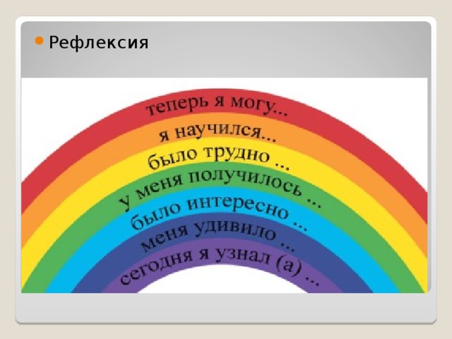 Рефлексия 
