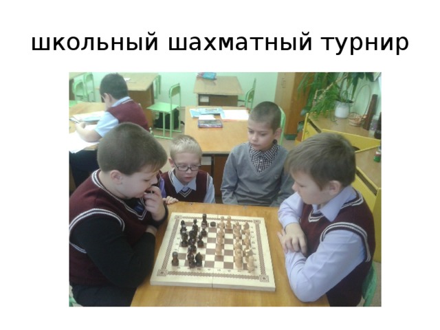 школьный шахматный турнир 
