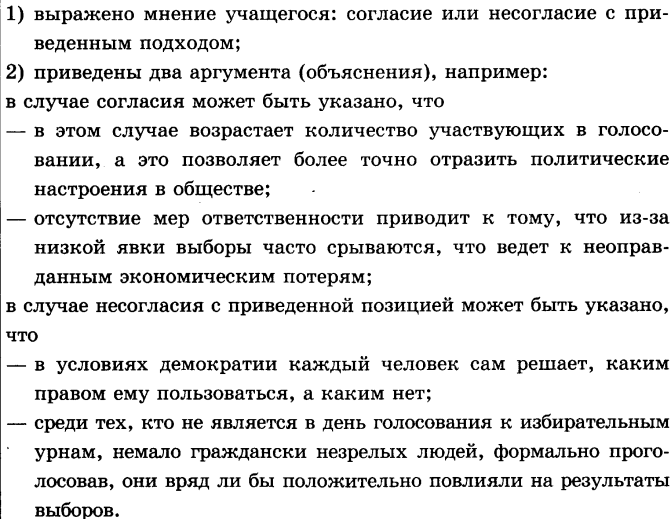 какое действие является примером нарушения демократической процедуры голосования