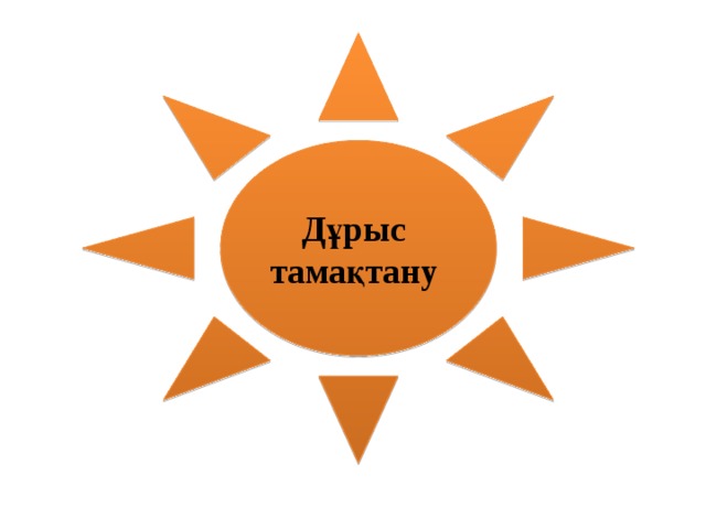 Дұрыс тамақтану 