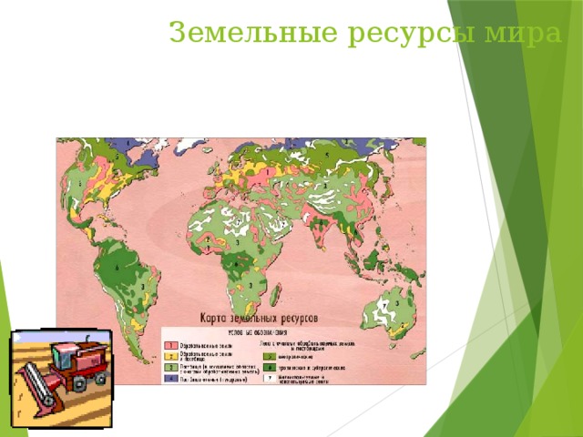Земельные ресурсы мира 
