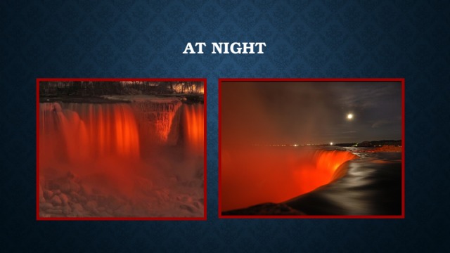 At night 