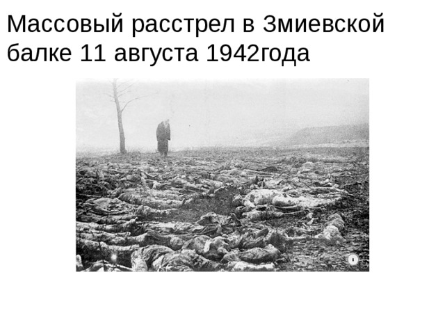 Змиевская балка фото 1942