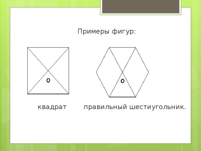 Правильный шестиугольник квадрат