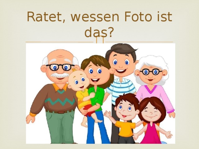 Ratet, wessen Foto ist das? 