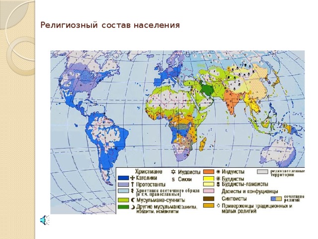 Религиозный  состав населения