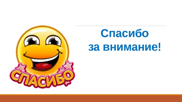 Спасибо  за внимание! 