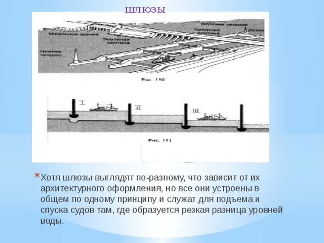 Шлюз схема работы