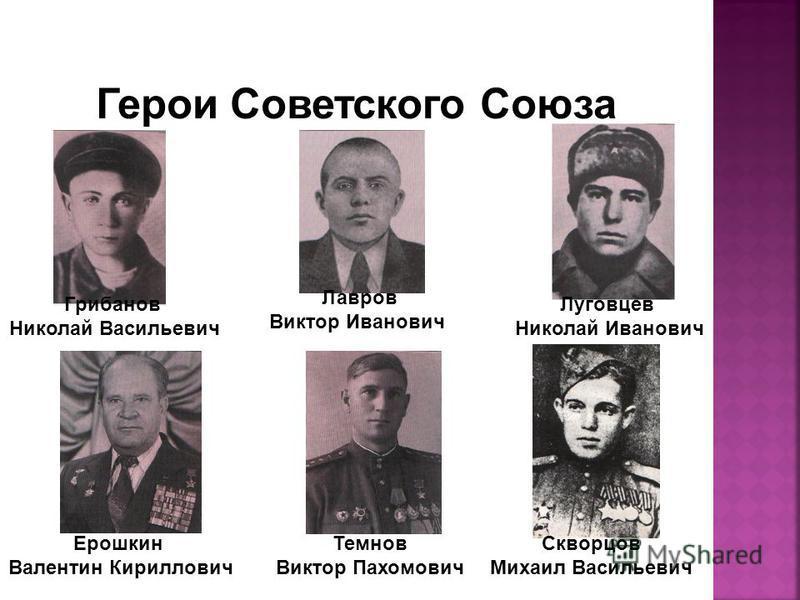 Назовите фамилию николая васильевича при рождении. Первые герои СССР.
