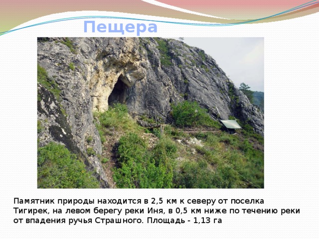 Природные памятники алтайского края презентация