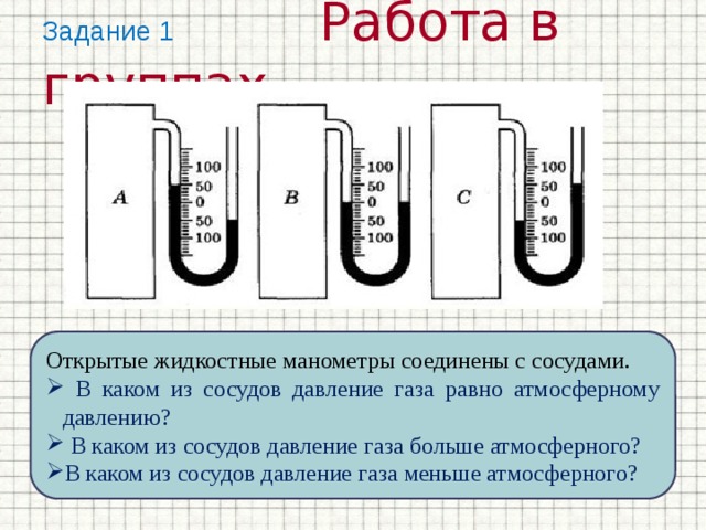 В каких сосудах низкое давление