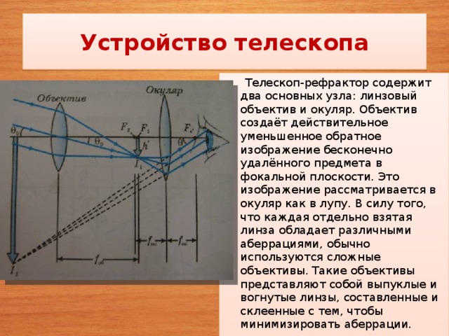 Какой оптический прибор дает действительное и уменьшенное изображение