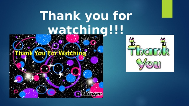 Thank you for watching!!! 