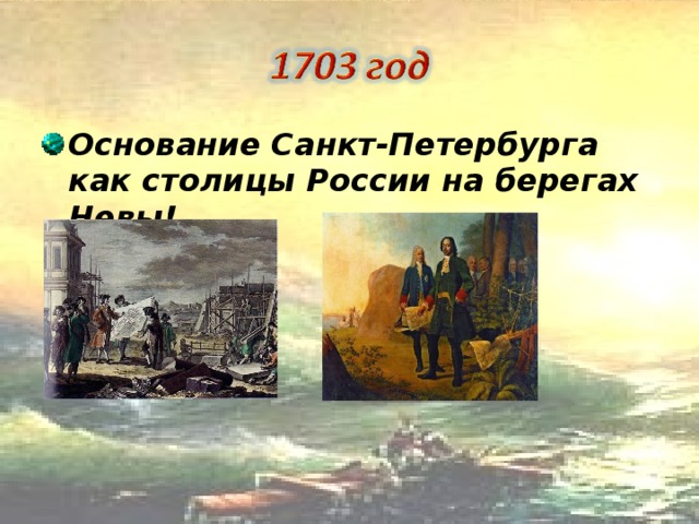 Основание Санкт-Петербурга как столицы России на берегах Невы!