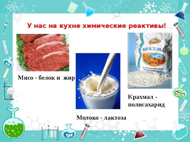 Химия и кухня проект