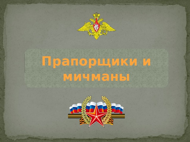 Прапорщики и мичманы 