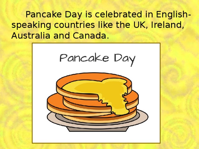 Pancake day in britain презентация