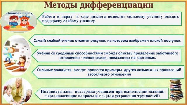 Методы дифференциации 