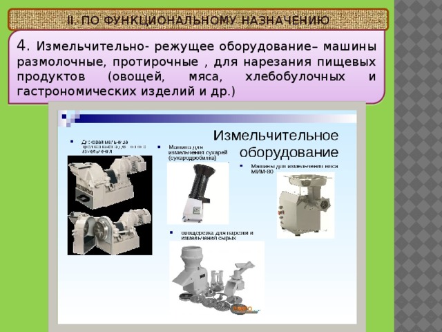 Измельчительно режущее оборудование презентация