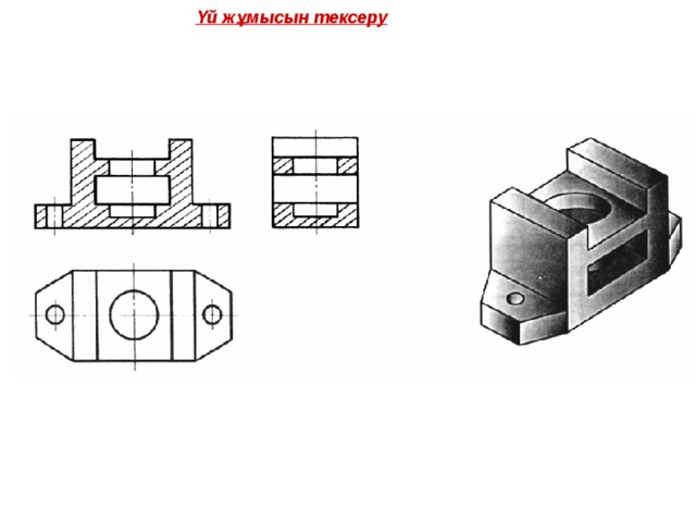 Үй жұмысын тексеру 