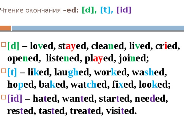 Чтение окончание. Упражнение на чтение окончания ed past simple. Правило чтения окончания ed в past simple упражнения. Чтение окончаний правильных глаголов past simple. Чтение окончания ed упражнения.