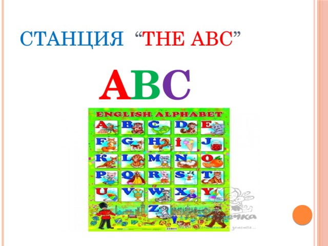 Станция “ The ABC ” A B C  