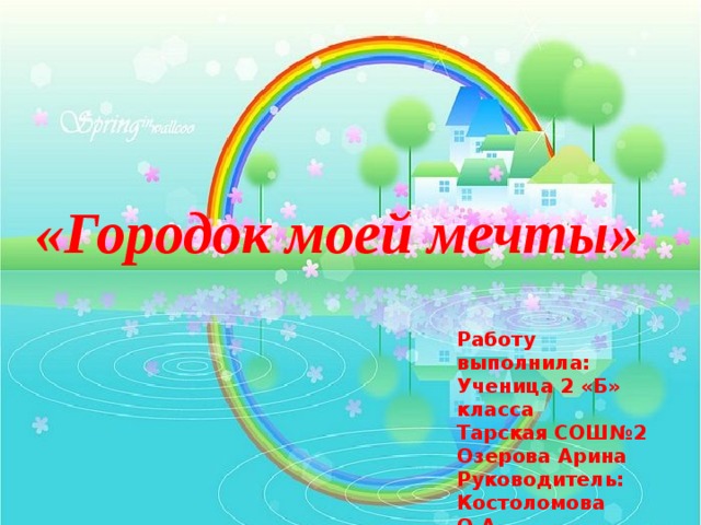 Презентация моя мечта