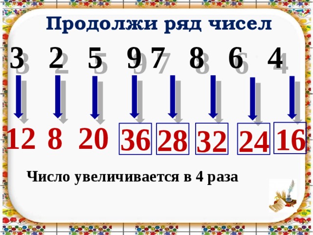 Ряд чисел 3 5 7 11