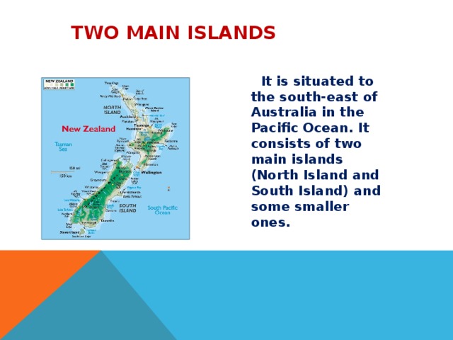 Is situated an islands