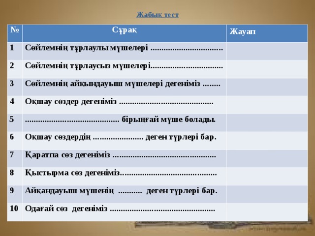 Қыстырма сөз. Оқшау сөздер презентация. Кыстырма. ОКШАУ создер на русском.