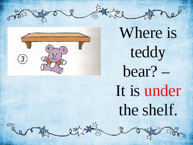 Where is the teddy