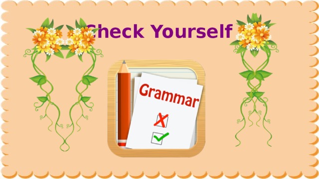 Check Yourself 