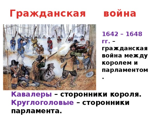 Проект по истории 7 класс гражданская война в истории человечества