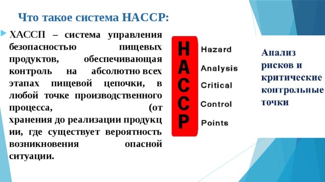 Хассп презентация общепит